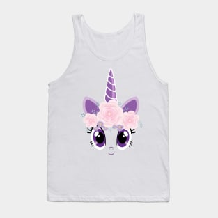 Purple Unicorn Tank Top